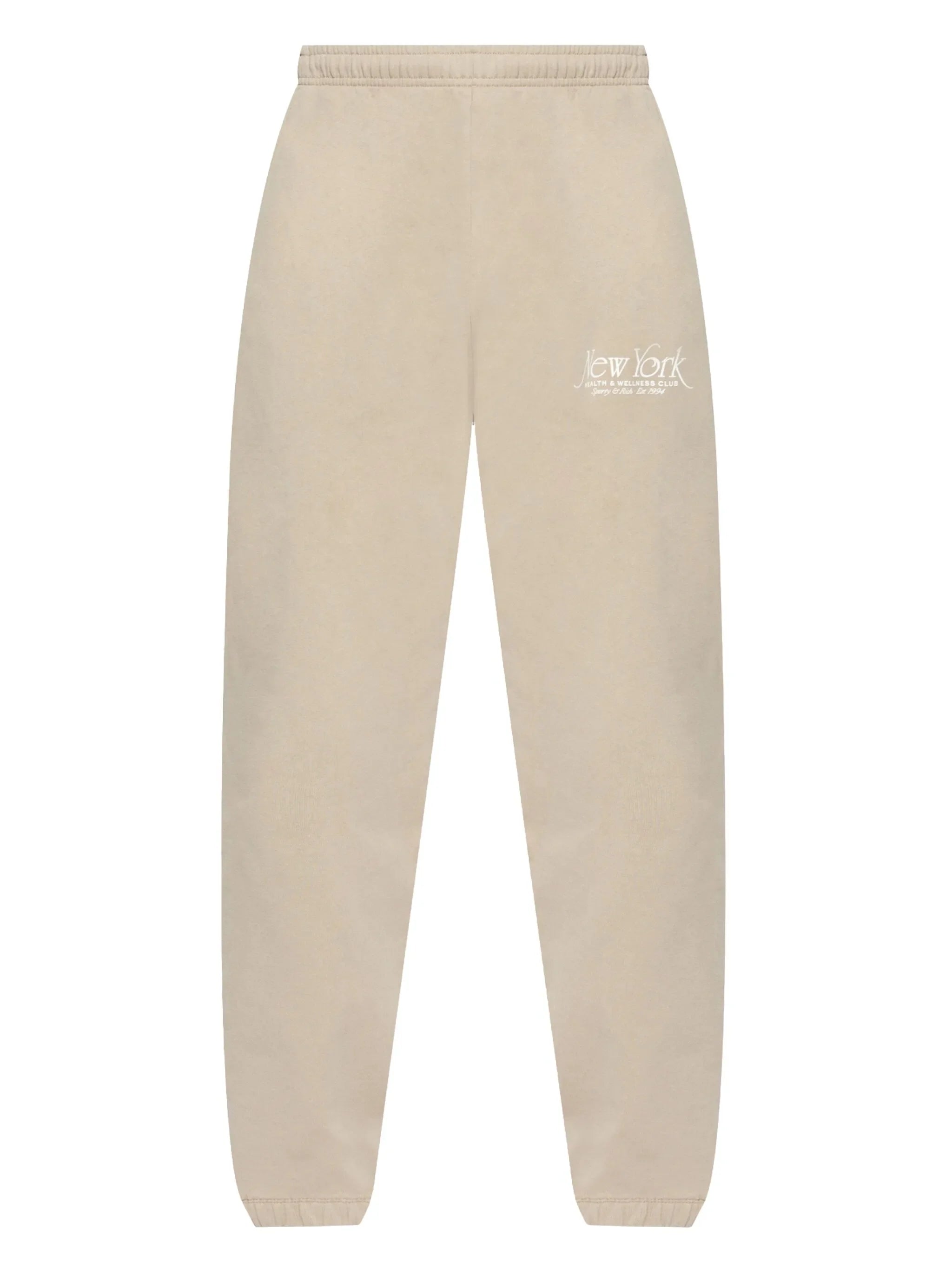 SPORTY & RICH WOMEN NY 94 Sweatpants Elephant/White