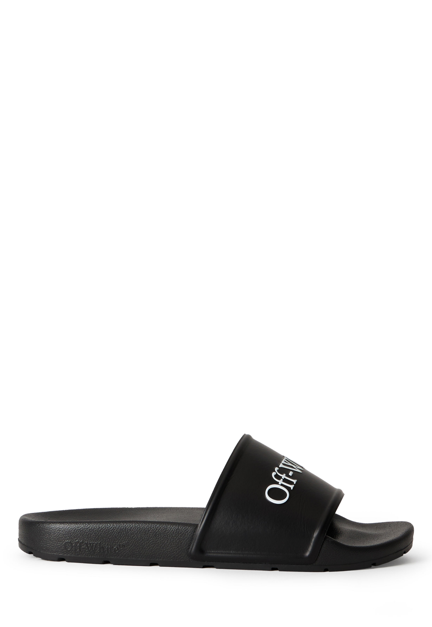 OFF WHITE MENS Bookish Sliders Black/White
