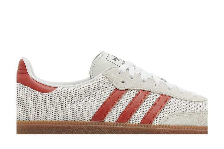 adidas Samba OG Crystal White Preloved Red