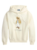 RALPH LAUREN WOMEN Polo Bear Fleece Hoodie Parchment Cream