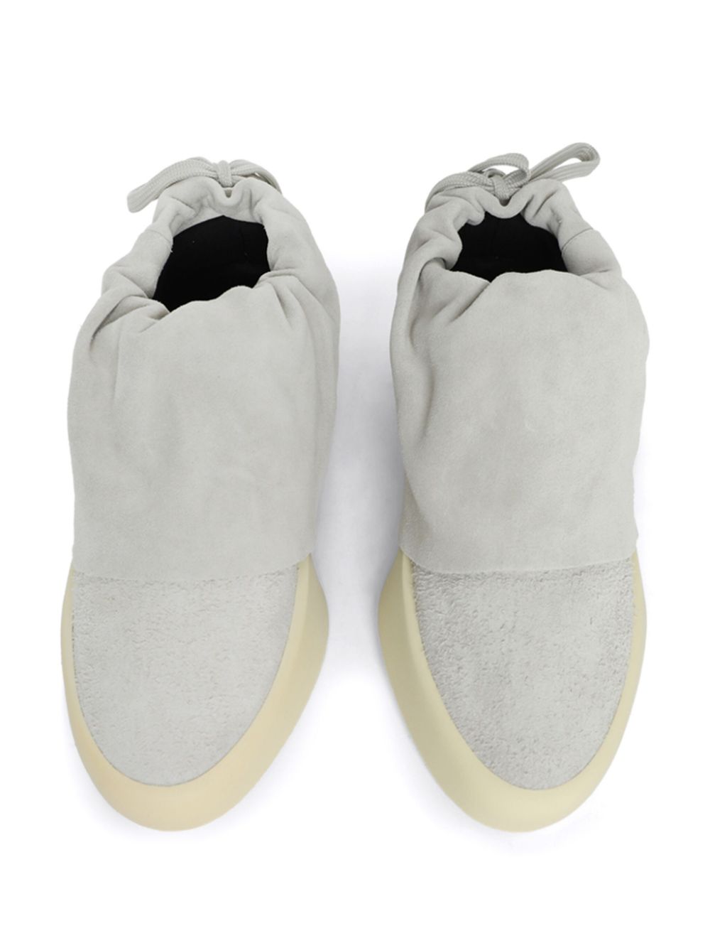 FEAR OF GOD Moc Layered Suede Sneakers Dove Grey