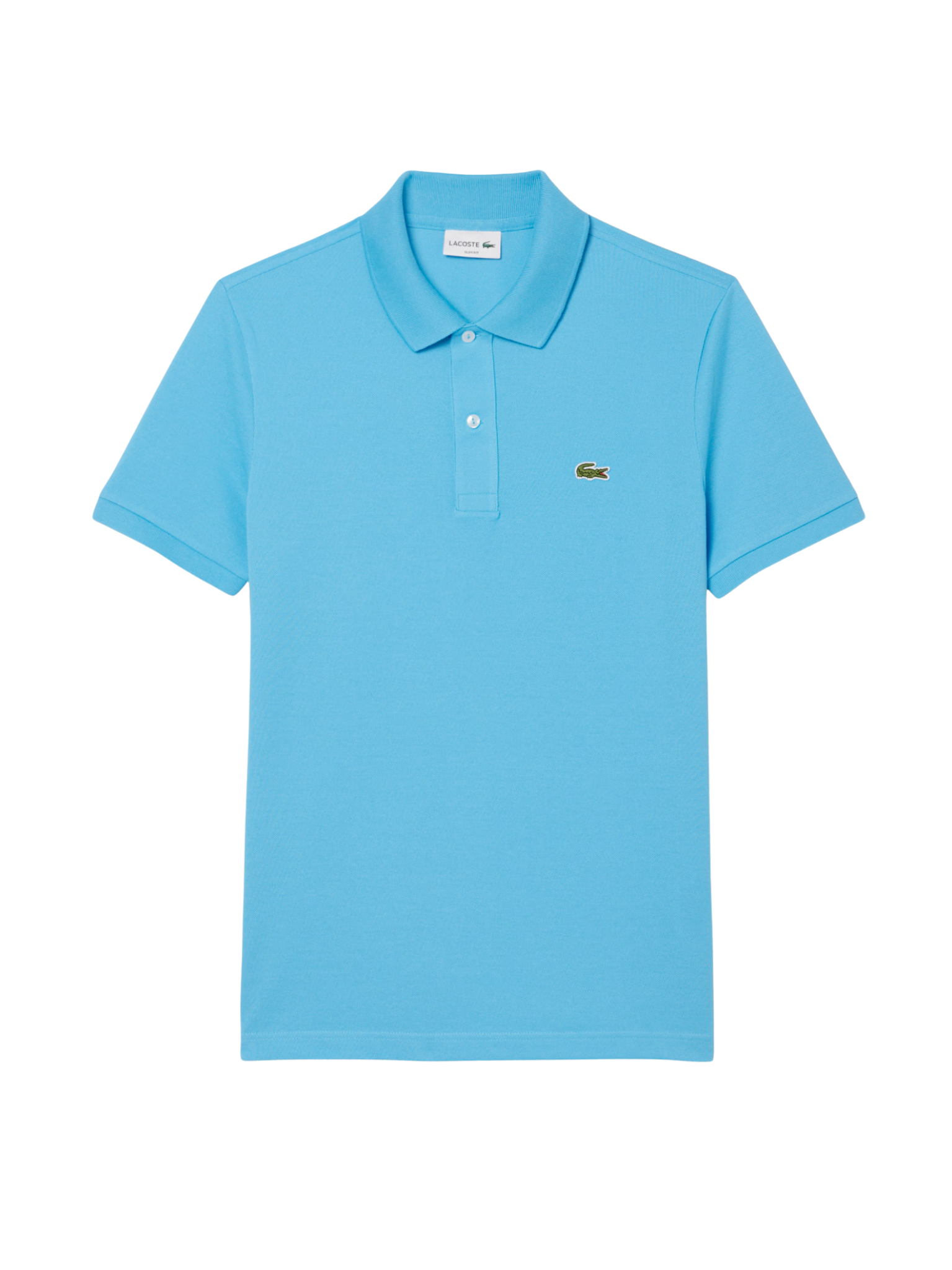LACOSTE Slim Fit L.12.12 Original Polo Shirt Celest Blue