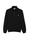 LACOSTE High Neck Zipped Fleece Sweatshirt Black