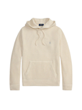 RALPH LAUREN Long-Sleeve Textured Hooded Pullover Sweater Andover Cream