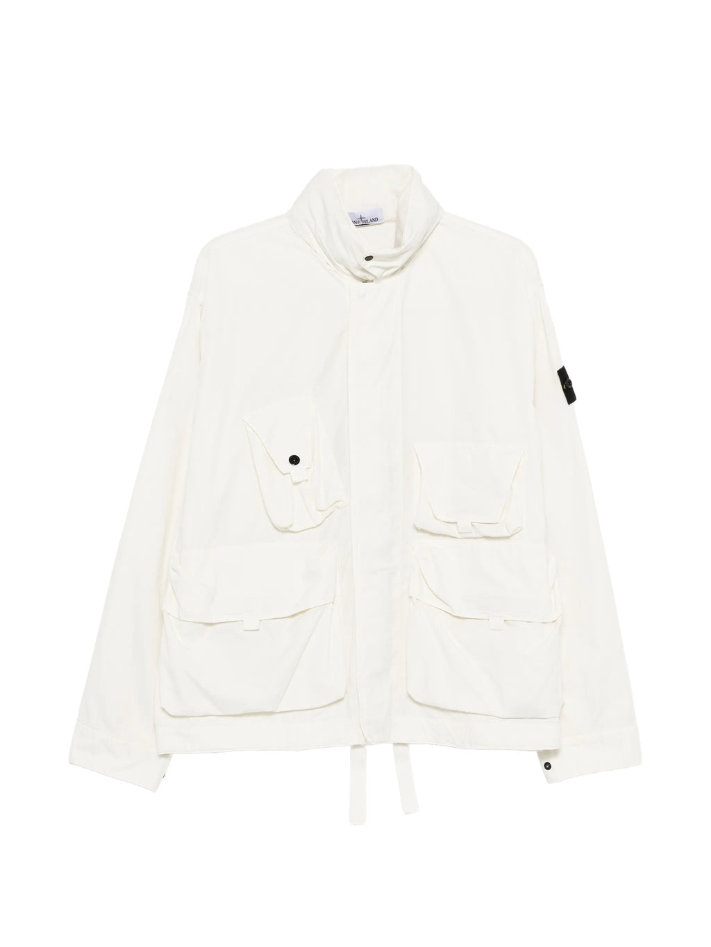 STONE ISLAND Pocket Zip Jacket White