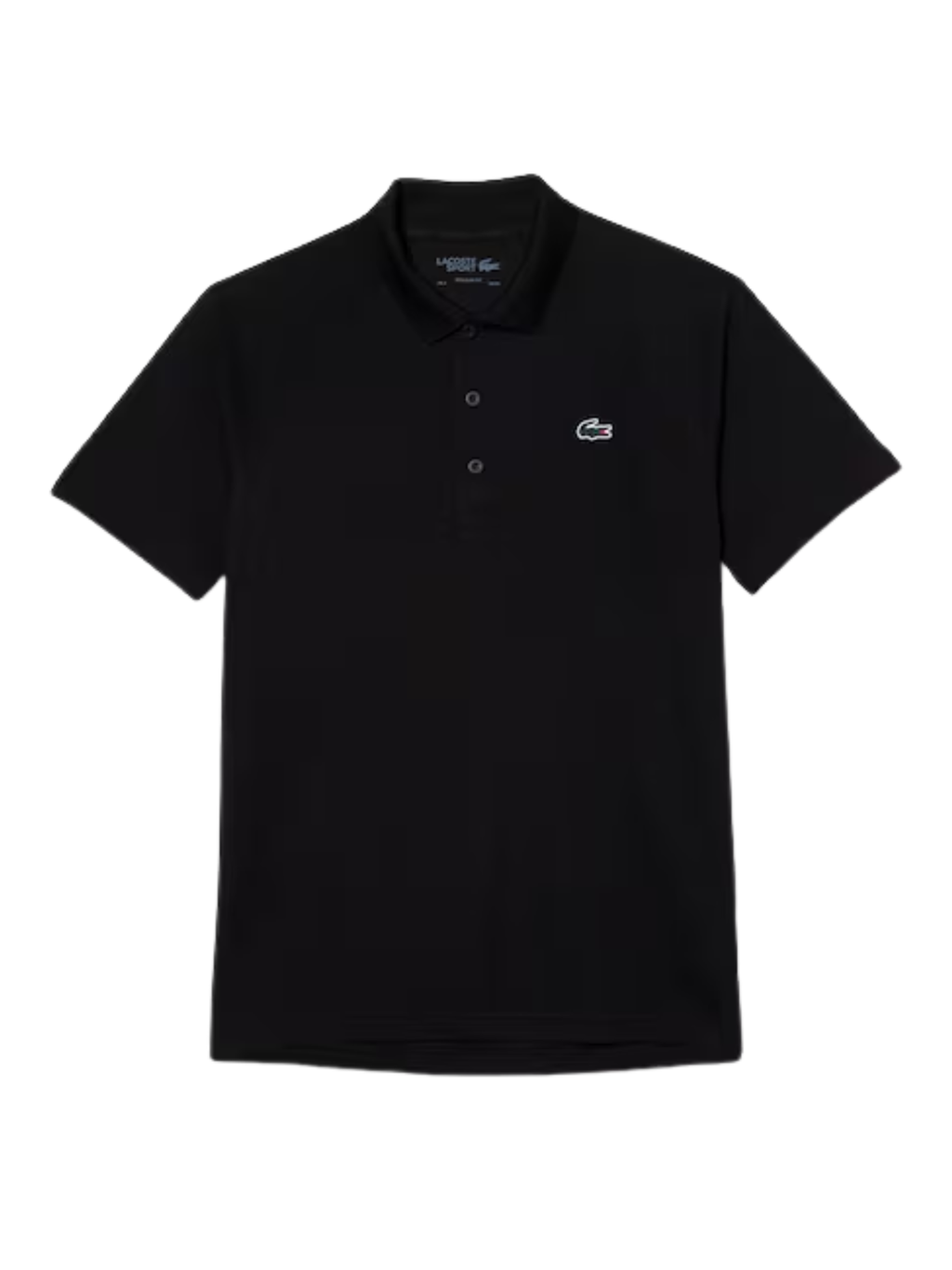 LACOSTE Regular Fit UV Protect Sport Polo Shirt Black