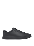 BOSS Leather Trainers With Rubber Sole Black