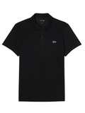 LACOSTE Regular Fit Cotton Polyester Blend Polo Shirt Black