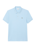 LACOSTE Regular Fit Cotton Pima Polo Shirt Pale Blue