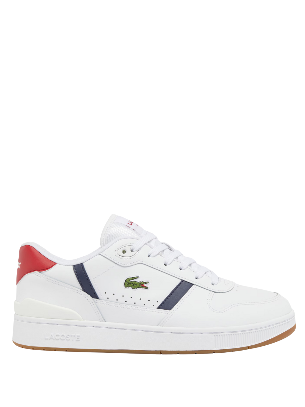 LACOSTE T-Clip Set Leather Sneakers White