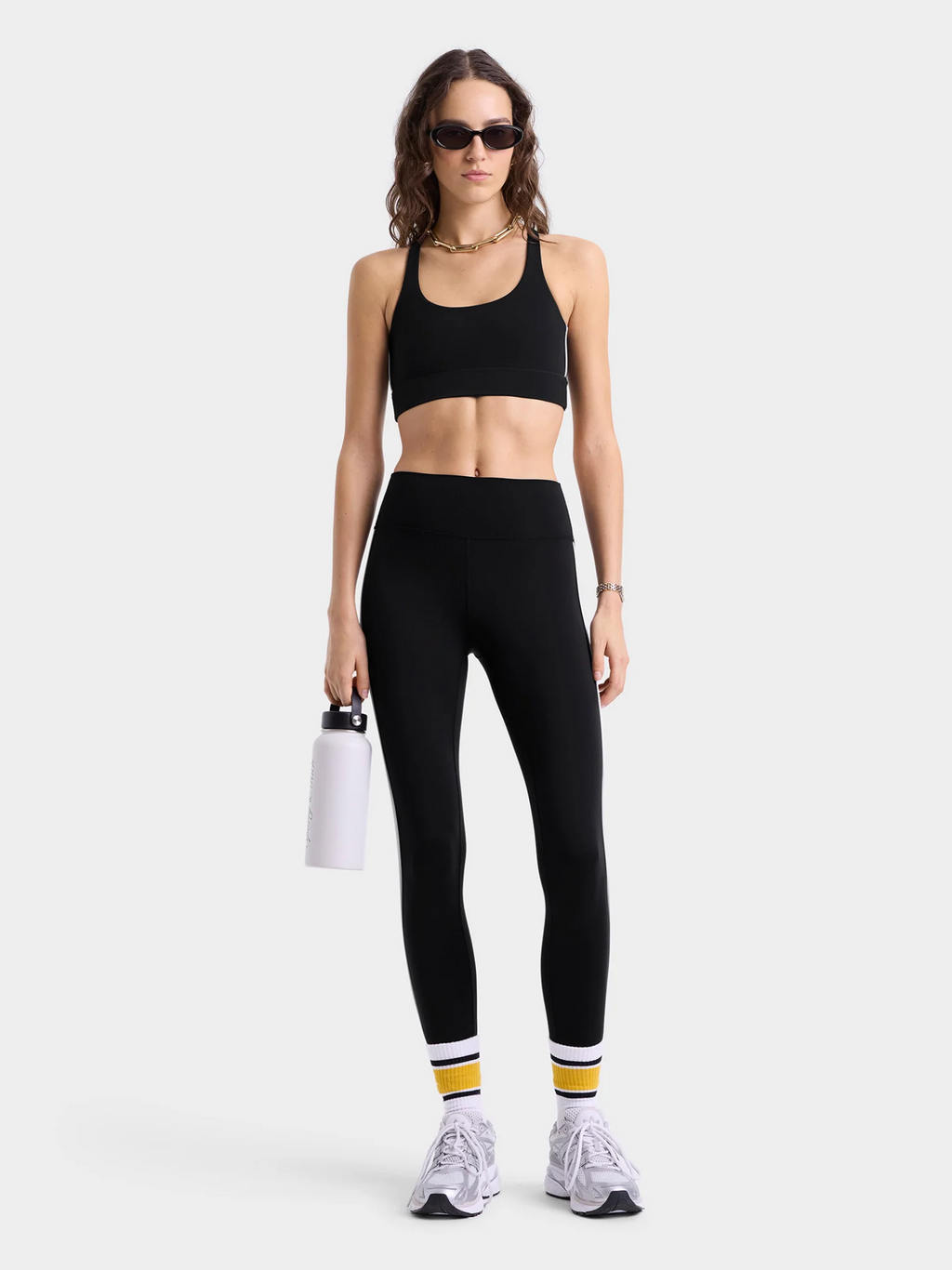 SPORTY & RICH WOMEN Bold Health Leggings Black