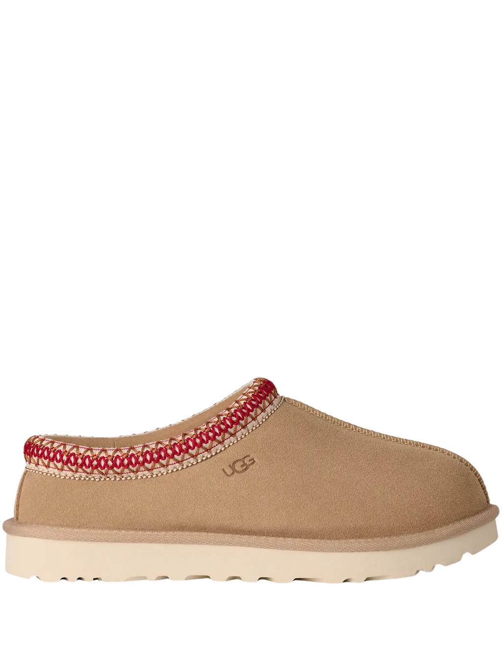 UGG WOMEN Tasman II Slippers Sand/Dark Cherry