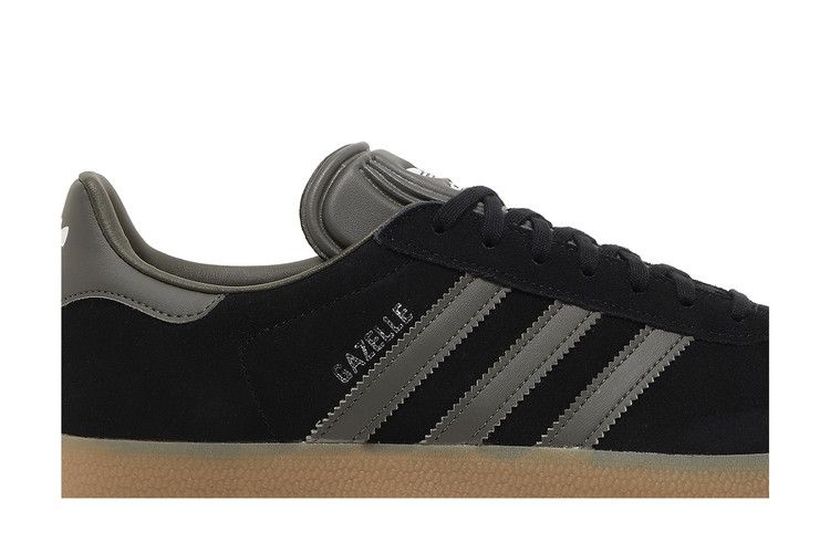 adidas Gazelle Black Olive Gum