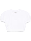 VIVIENNE WESTWOOD WOMEN Cropped Football Sweatshirt White