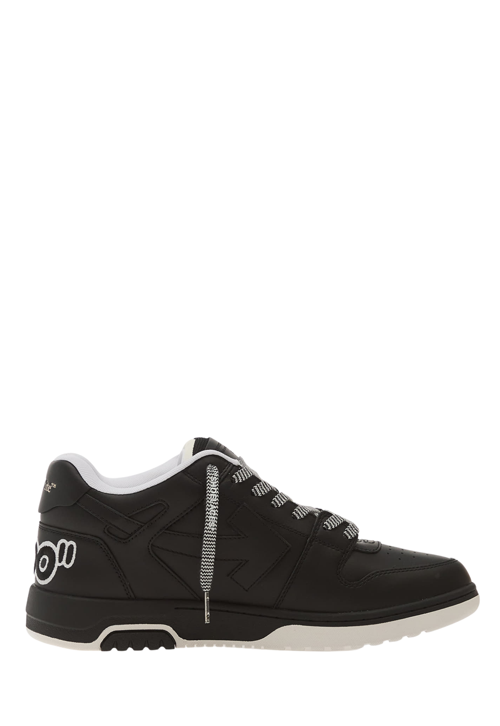 OFF WHITE MENS Out Of Office Sneakers Black/Black