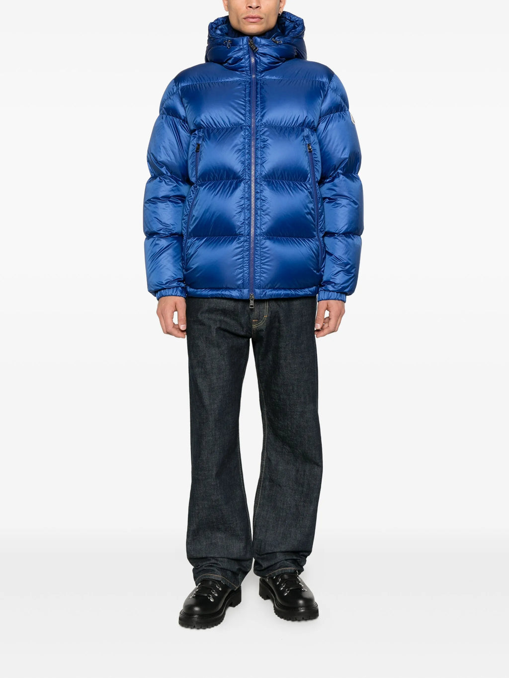 MONCLER Rivau Down Jacket Blue