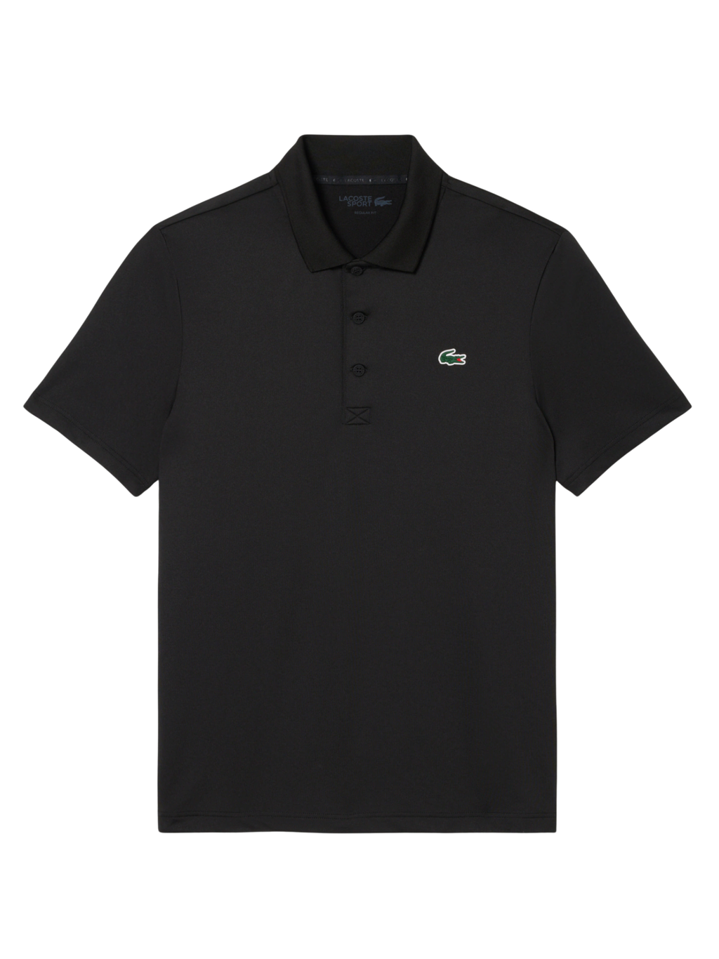 LACOSTE Ultra Dry Stretch Golf Polo Shirt Black