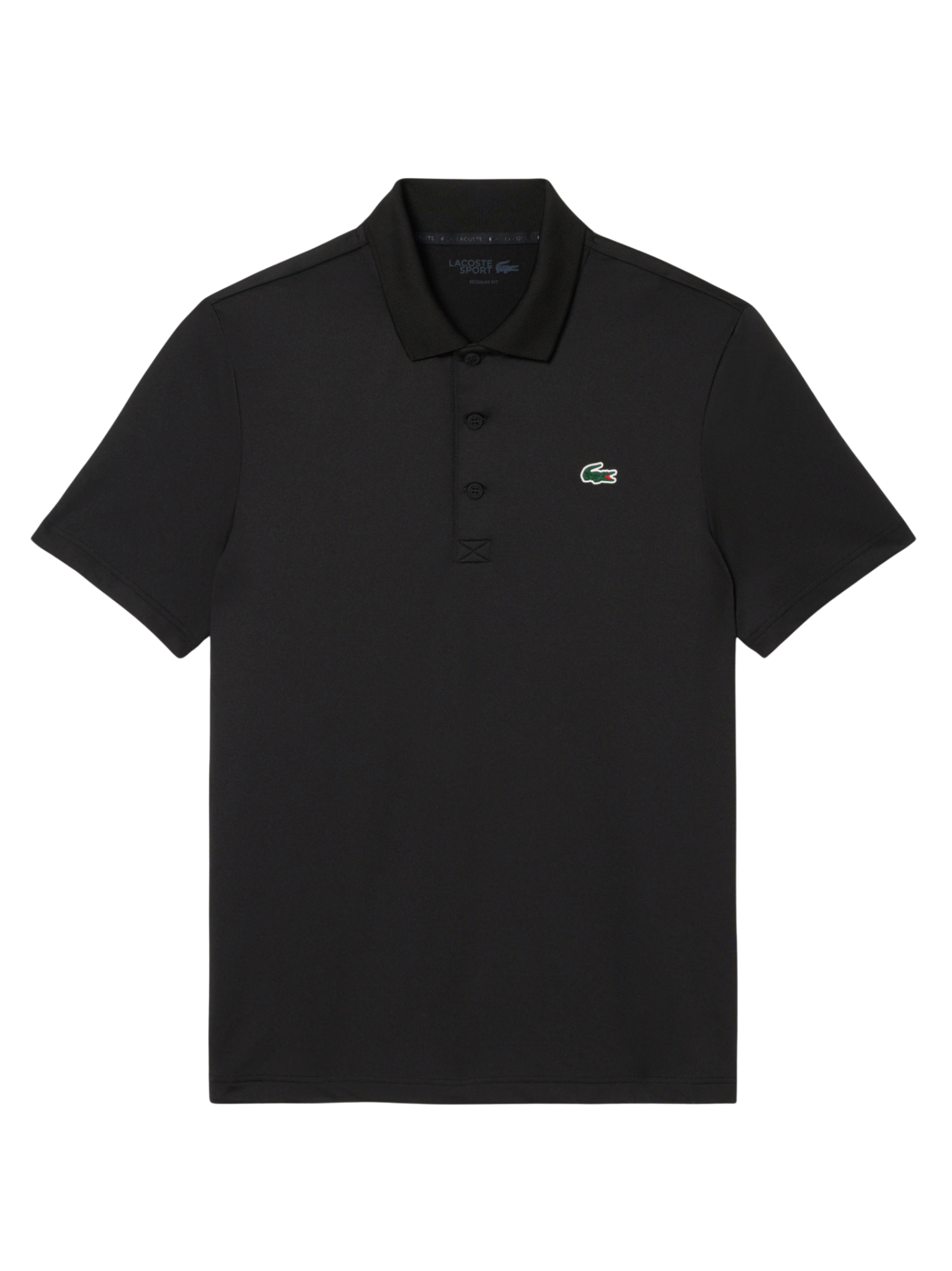 LACOSTE Ultra Dry Stretch Golf Polo Shirt Black