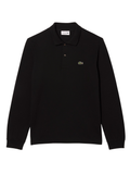 LACOSTE Classic Fit Long Sleeved L.12.12 Polo Shirt Black