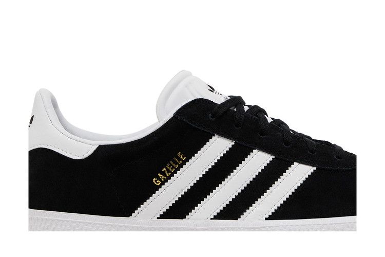 adidas Gazelle Core Black Cloud White Gold Metallic (GS)