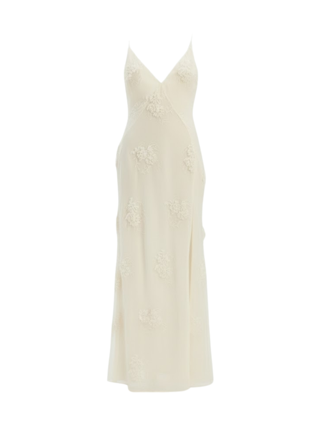 BARDOT WOMEN Romaya V Neck Maxi Dress Ivory
