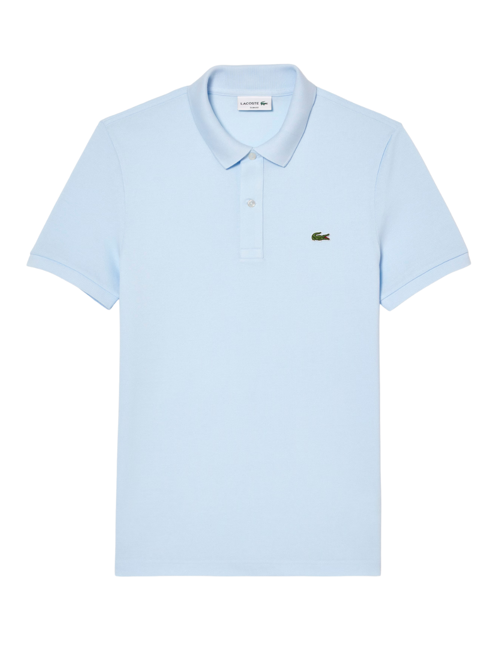 LACOSTE Slim Fit L.12.12 Piqué Polo Shirt Light Blue