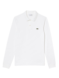 LACOSTE Slim Fit L.12.12 Long Sleeved Polo Shirt White