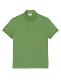 LACOSTE Regular Fit Paris Stretch Piqué Polo Shirt Lime Green