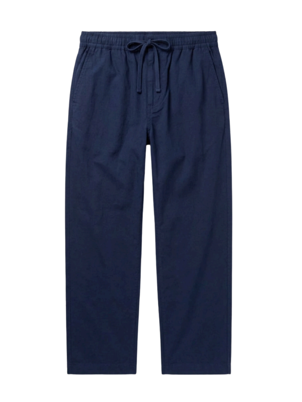 AMÉLIE CHARME Linen Trousers Navy
