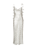 ROTATE BIRGER CHRISTENSEN WOMEN Midi Slip Dress White