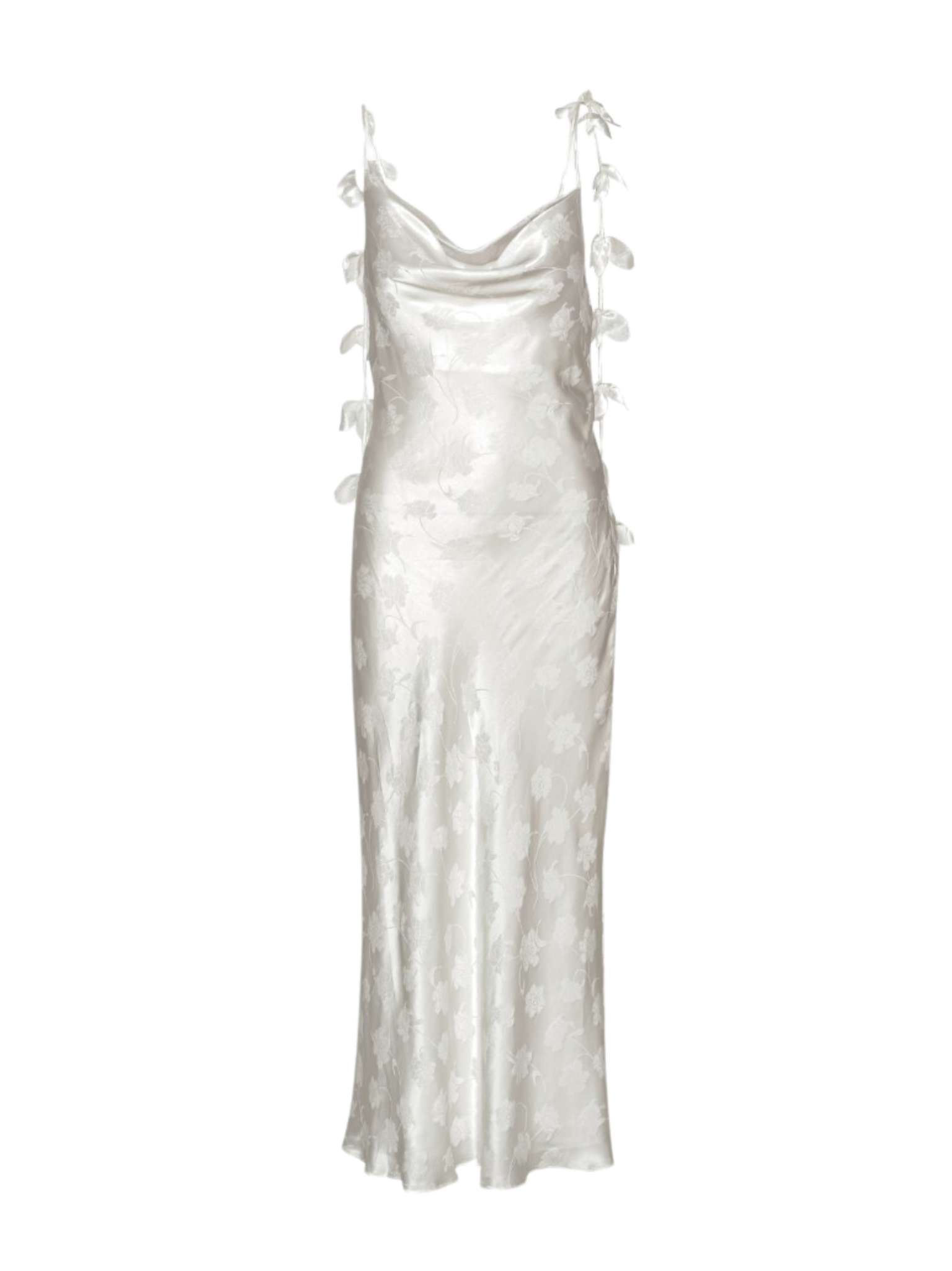 ROTATE BIRGER CHRISTENSEN WOMEN Midi Slip Dress White