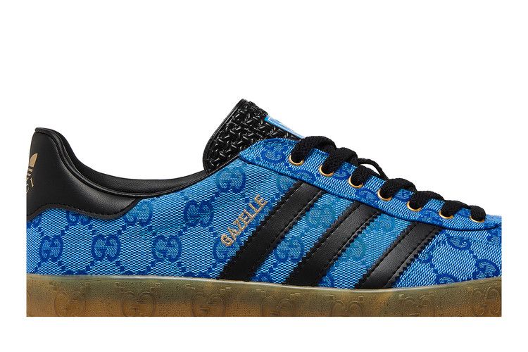 adidas x Gucci Gazelle Blue GG Monogram