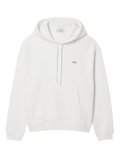 LACOSTE Heavy Fleece Hoodie White