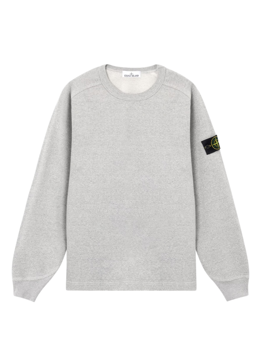 STONE ISLAND Mélange Fleece Oversized-fit Crewneck Sweatshirt Dust Grey