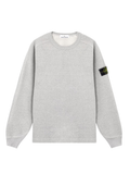 STONE ISLAND Mélange Fleece Oversized-fit Crewneck Sweatshirt Dust Grey