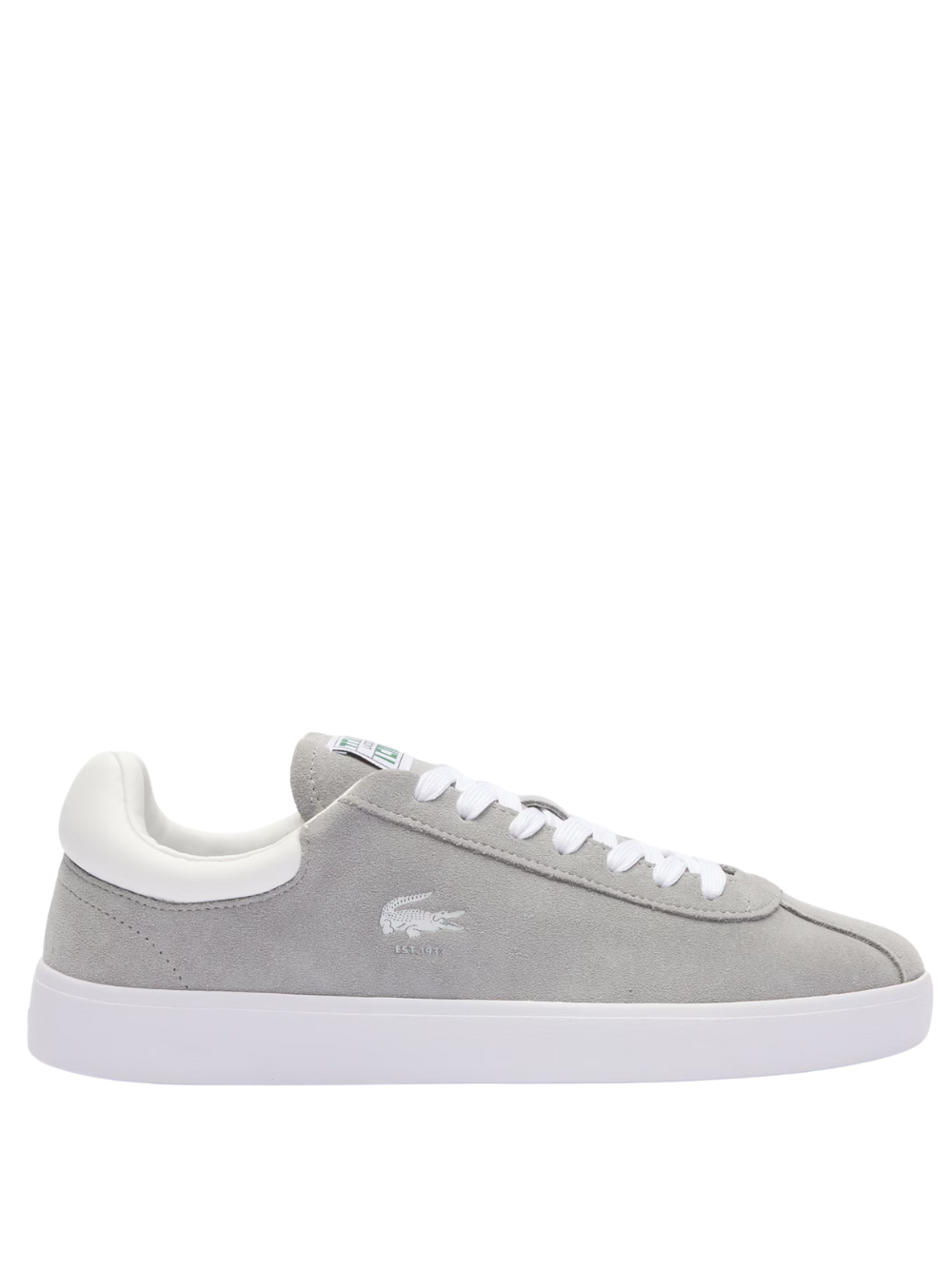 LACOSTE Baseshot Translucent Sole Sneakers Grey/White