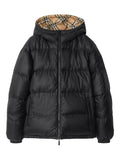 BURBERRY Reversible Check Puffer Jacket Sand/Black
