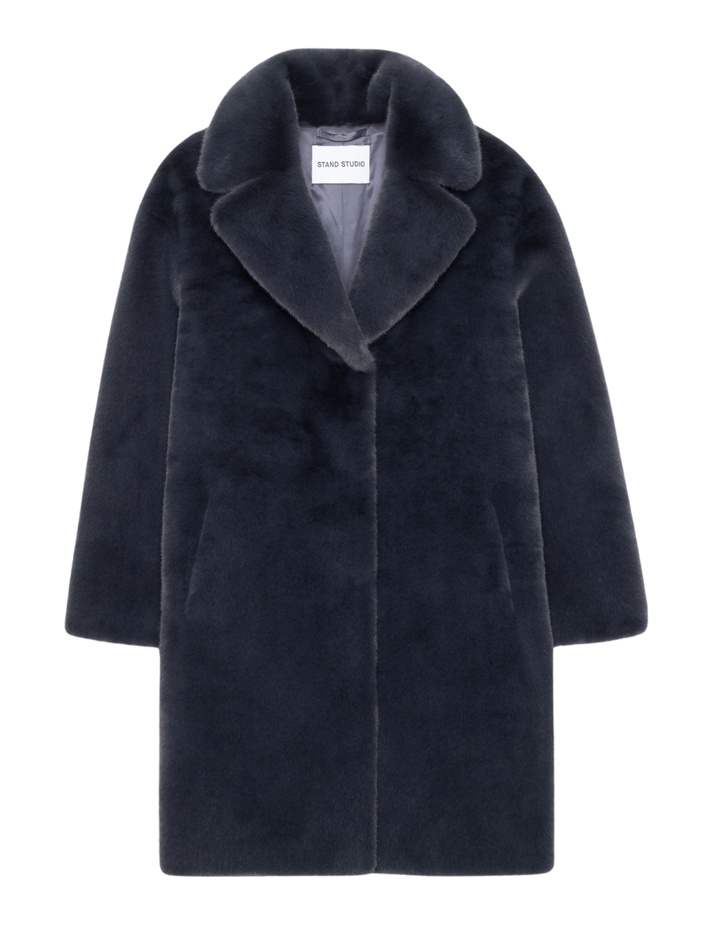 STAND STUDIO WOMEN Camille Cocoon Coat Graphite Grey