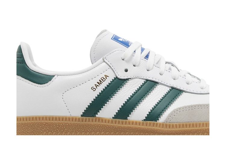 adidas Samba OG White Collegiate Green Gum (Kids)