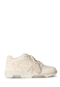OFF WHITE MENS Out Of Office Sneakers Ecru/Ivory Grey