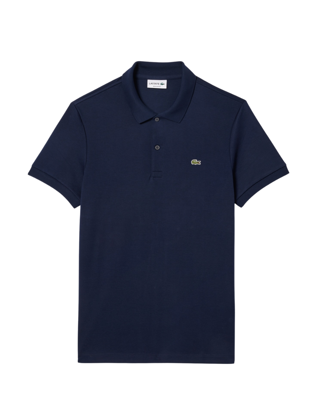 LACOSTE Regular Fit Cotton Pima Polo Shirt Midnight Blue