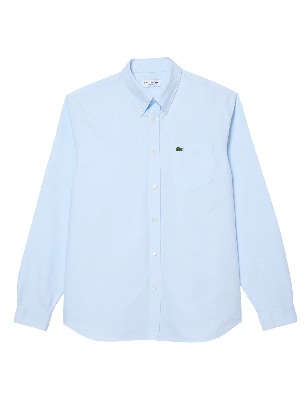LACOSTE Regular Fit Oxford Shirt Light Blue