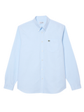 LACOSTE Regular Fit Oxford Shirt Light Blue