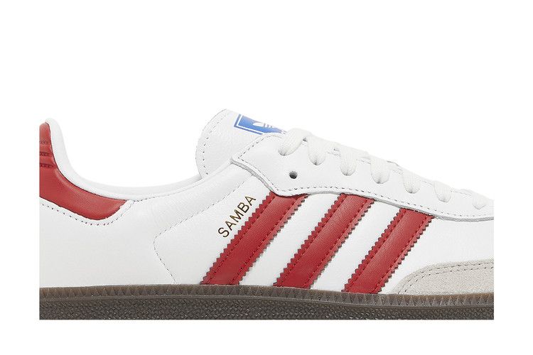 adidas Samba OG White Better Scarlet