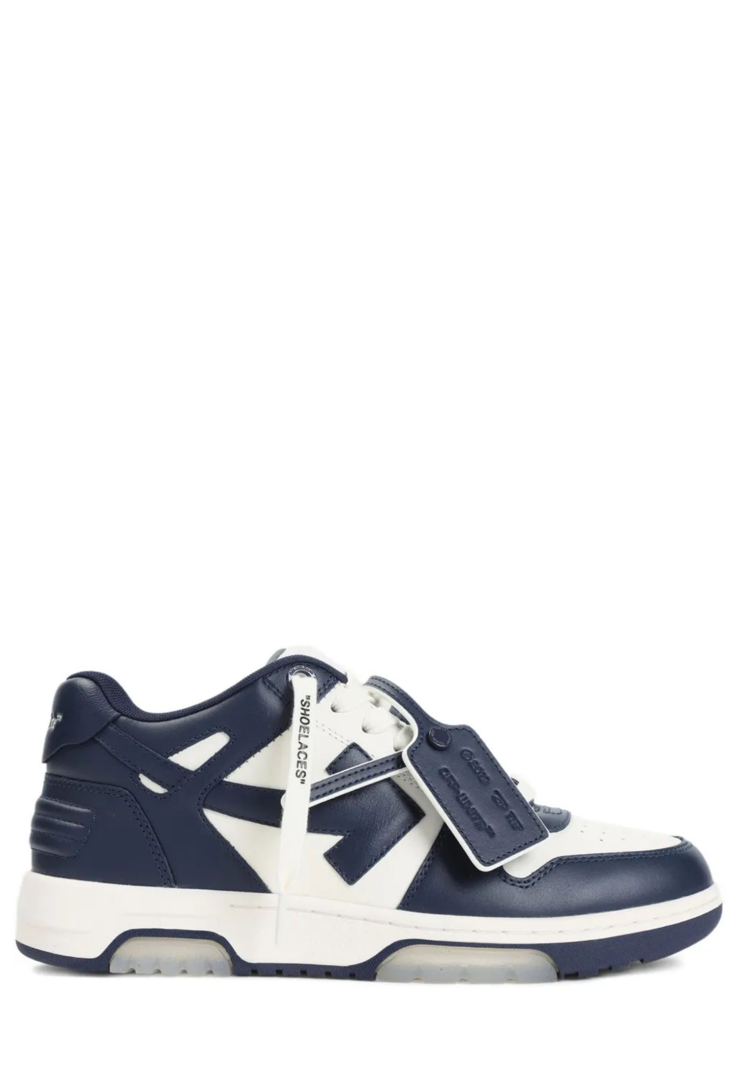 OFF WHITE MENS Out Of Office Sneakers Off White/Petrol Blue