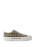 BURBERRY WOMEN Check Sneakers Archive Beige