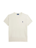 RALPH LAUREN WOMEN Crewneck Logo T-shirt Cream