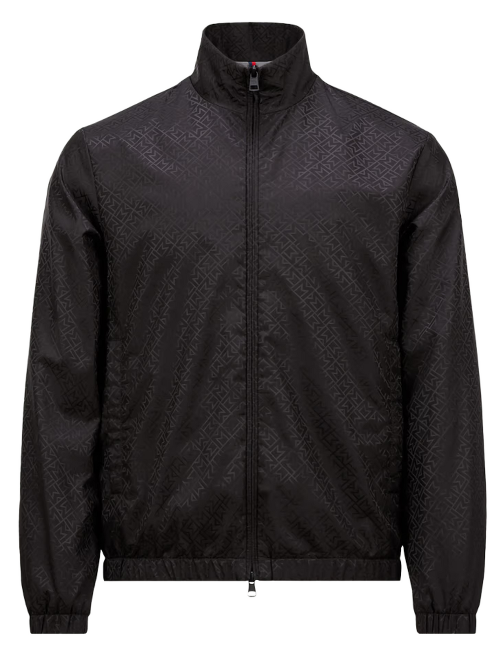 MONCLER Vanoise Monogram Jacquard Windbreaker Black