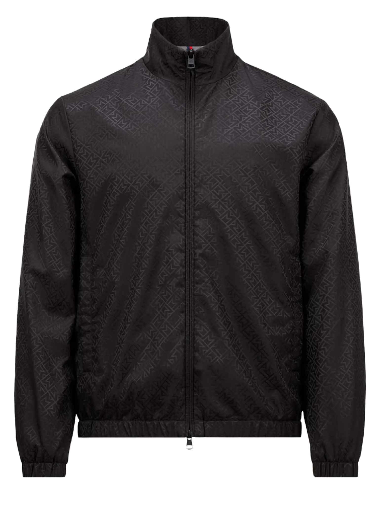 MONCLER Vanoise Monogram Jacquard Windbreaker Black