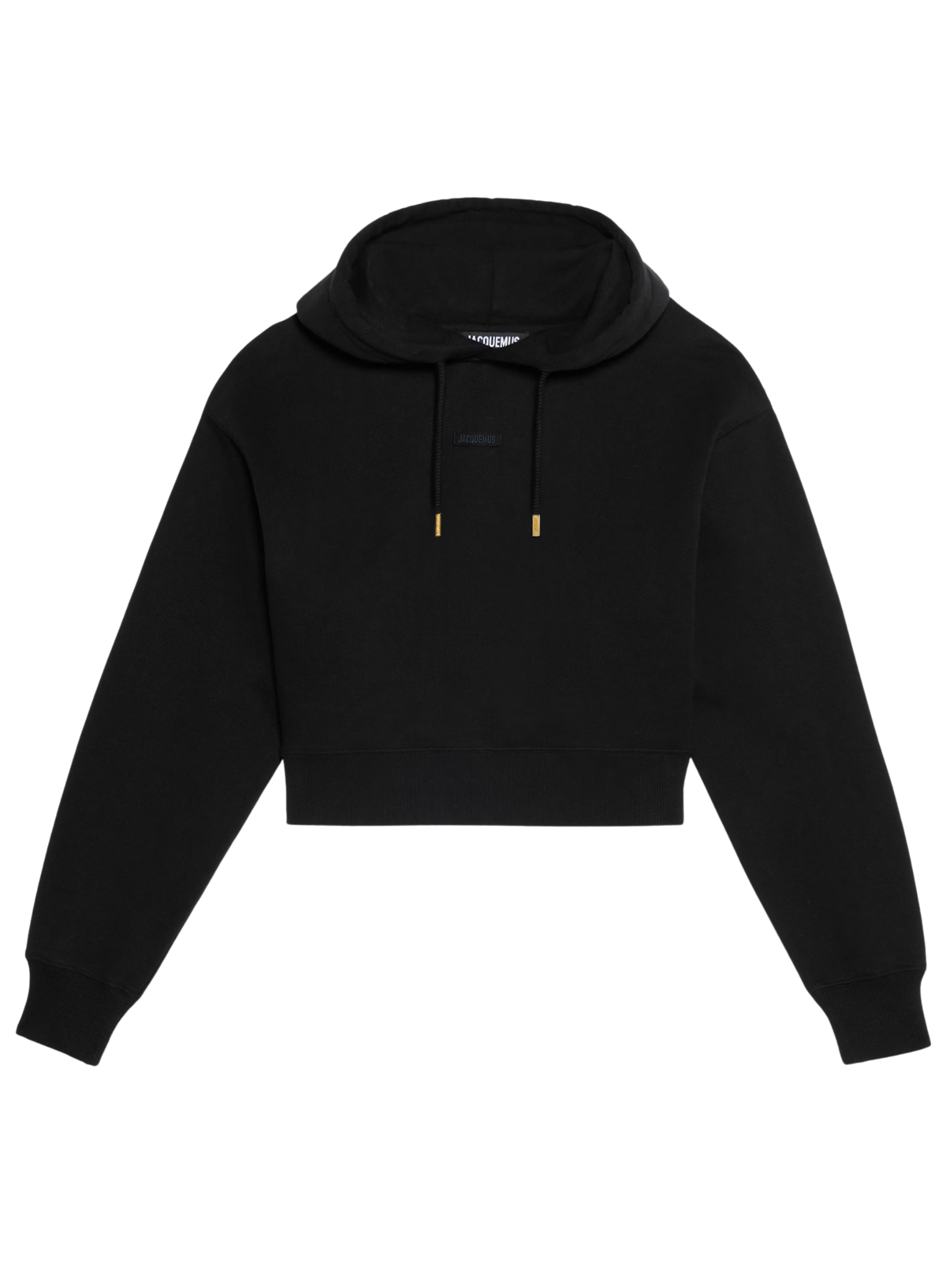 JACQUEMUS WOMEN The Gros Grain Hoodie Black